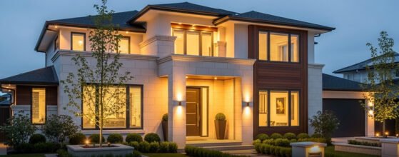 Double Storey House Facade Dean Site Innovative Lighting and Landscaping for Your Façade