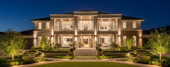 Double Storey House Facade Lara The Role of Lighting in Highlighting Your Facade at Night