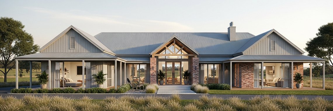 Custom Home Builder Lara Designing the Ultimate Modern Farmhouse for Acreage Living