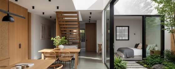 Custom Home Builder Geelong Incorporating Japandi Minimalism for a Calming Inner-City Sanctuary