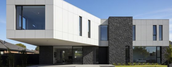 Custom Home Builder Rockbank Geometric Architectural Statements