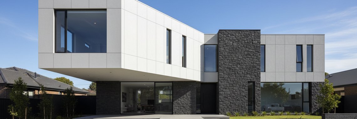 Custom Home Builder Rockbank: Geometric Architectural Statements