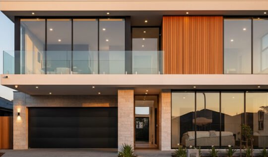 Double Storey House Facade Lara: Cantilevered Upper-Floor Drama