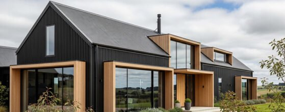 Custom Home Builder Gisborne Luxury Scandi-Barn Aesthetics